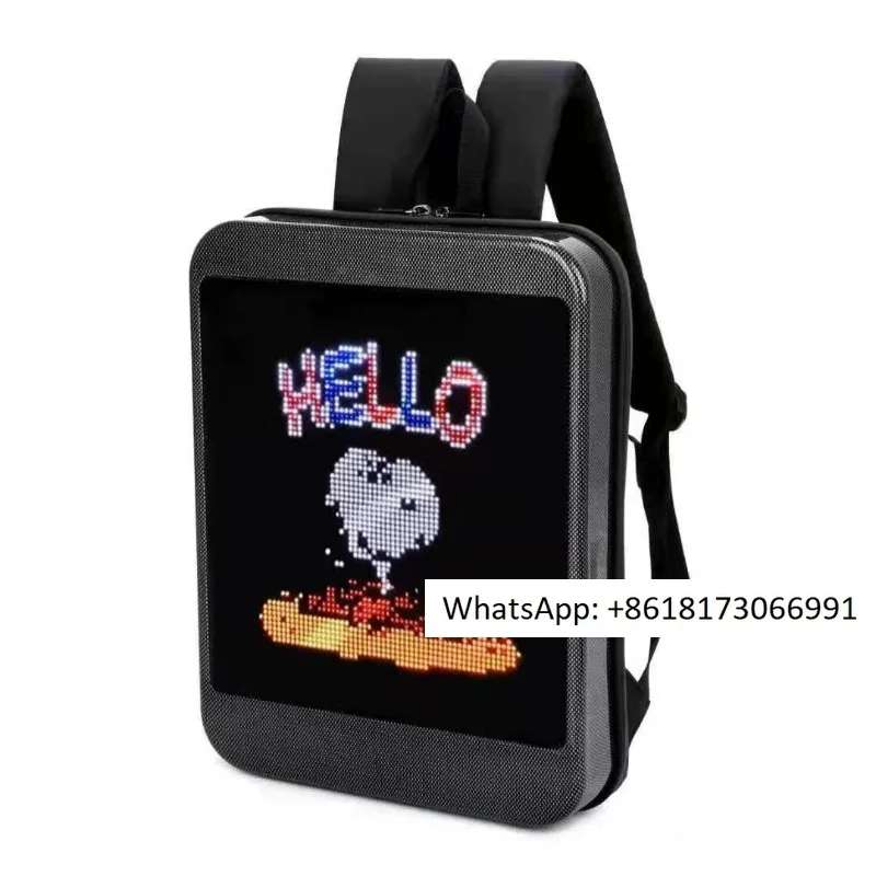 

backpack display screen dynamic advertising backpack high-definition LCD screen backpack