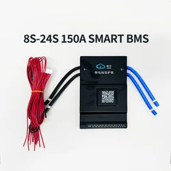 JK-BD6A24S15P 8S-24S 100A SMART BMS 24V 36V 48V 72V Actively equalizing BMS Built-in Bluetooth support APP Battery bms