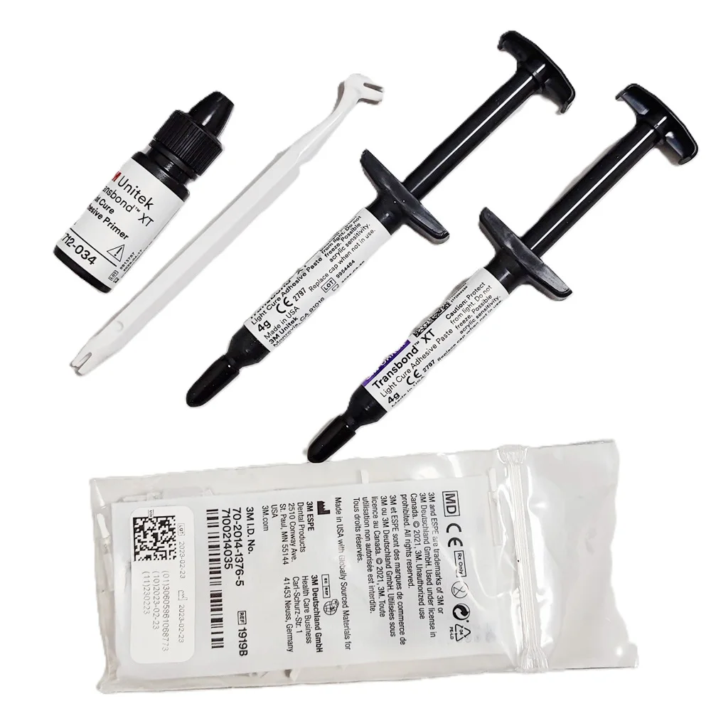 Kit de adhesivo de ortodoncia Dental 3M Transbond XT 712-035 3M Transbond XT, adhesivo de curado ligero, Unión de imprimación 712-035