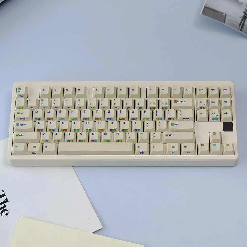 Barra de espaço dividida do teclado, Keycap C64, perfil cereja, PBT, PBT, sublimação da tintura, teclado do jogo do MX, 1 grupo