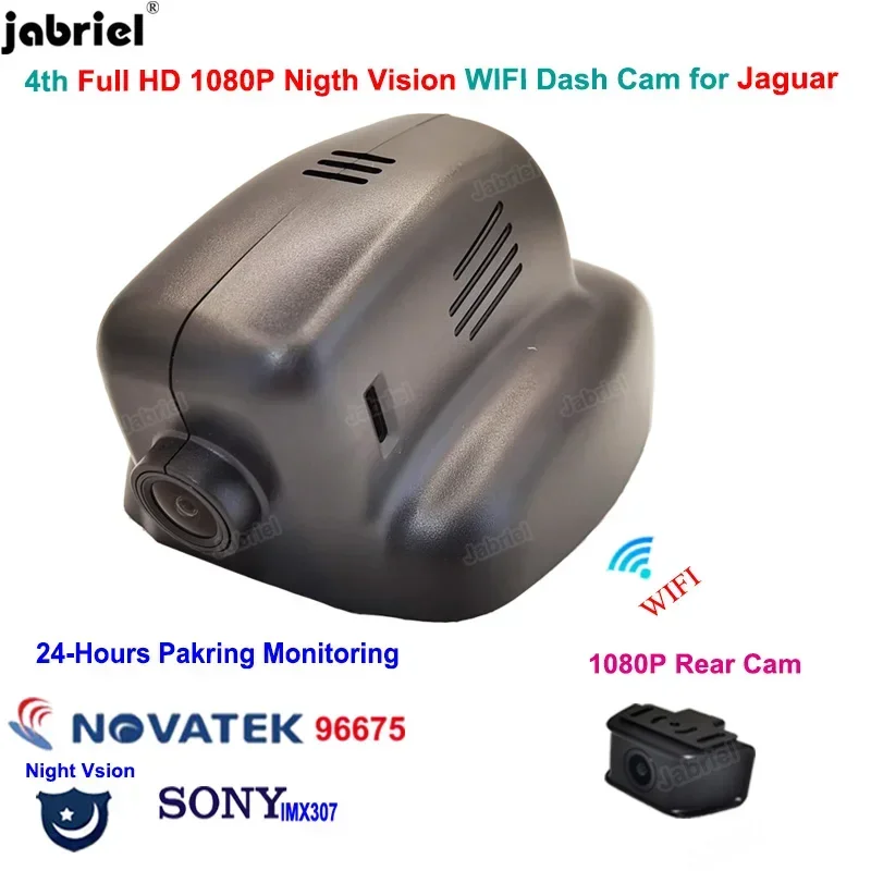 Full HD Night Vision Car Dvr Dash Cam Camera 24H For Jaguar XF X250 2008-2015 for Jaguar XJ 2007-2015 for Jaguar XFR 2009-2015