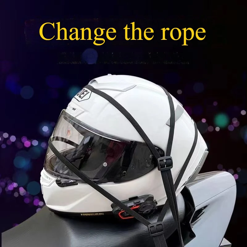 

1pc motorcycle strapping, bungee cord design, suitable for motorcycle electric bike fixing and luggage lashing