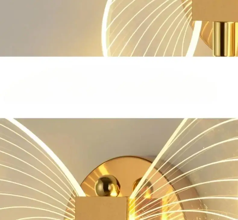 

Modern Simple Creativity Nordic Butterfly Guiding Wall Lamp Luxury Hotels Bedside Bedrooms TV Walls LED Lights
