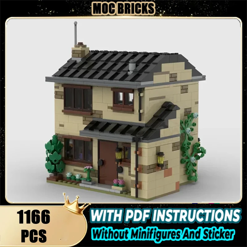 

Magical School Street View Model Moc Building Bricks Doll House Technology Modular Blocks Gifts Christmas Toys DIY Sets Assembly