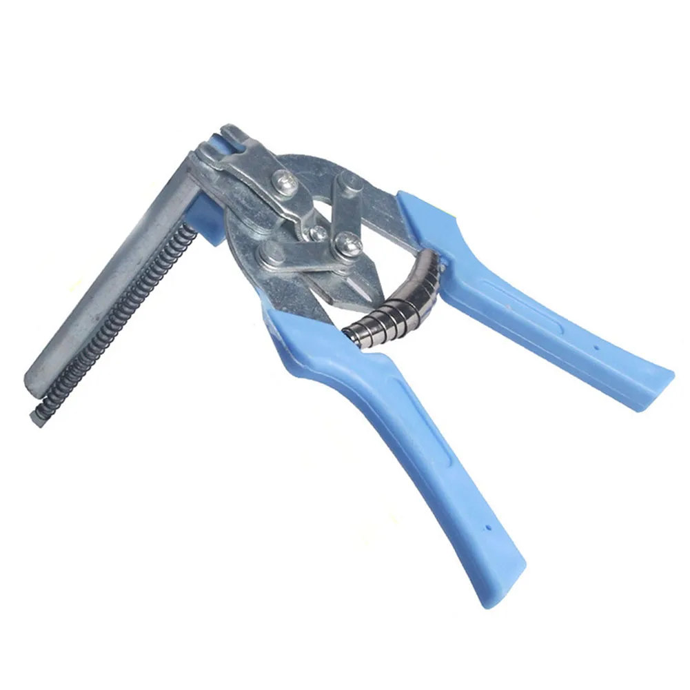 Ring Plier M Type Nailer Low-carbon Steel Plastic Stainless Steel 60*17mm Blue Fastener Stapler Installing Pet Cages