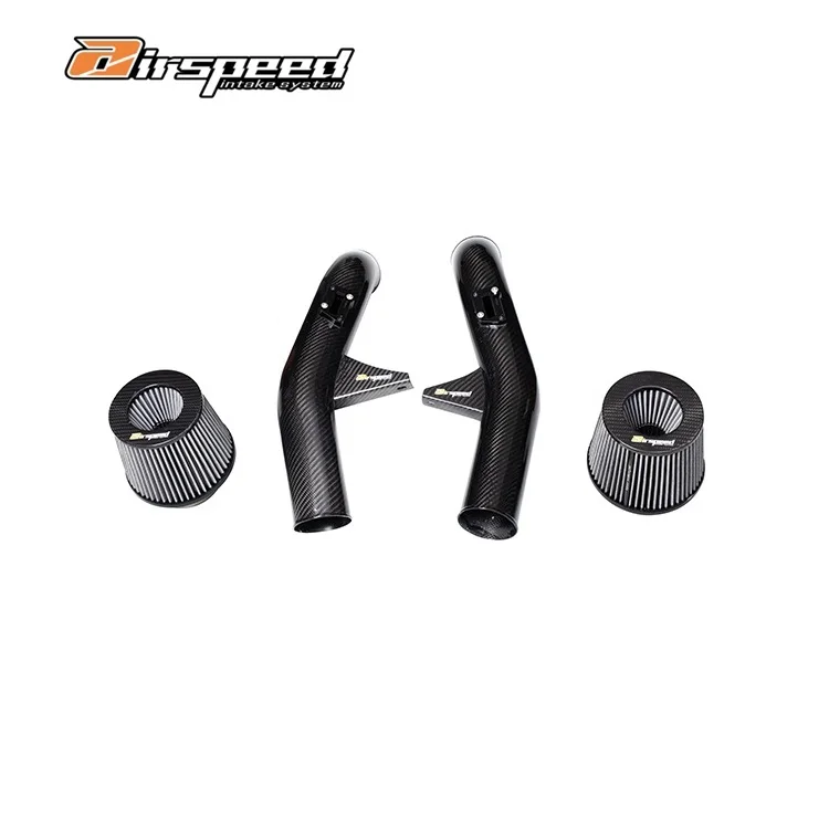 

Airspeed intake System Dry Carbon Fiber 3K Twill Carbon Weave Intake Pipe Air Filter induction System For Nissan GTR R35 3.8T