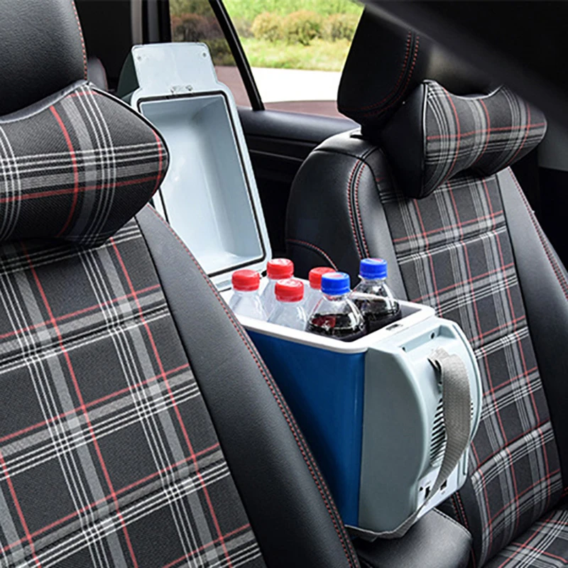 Car Mounted Refrigerator Dual-purpose 7.5L Portable Car Small Cold And Warm Box Refrigerated Small Refrigerator Storing Beverage