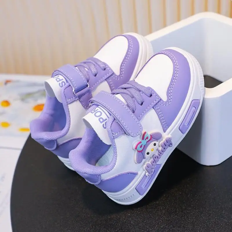 سانريو ميلودي بنات الكرتون أحذية رياضية ربيع الخريف أنيمي المضادة للانزلاق أحذية رياضية للأطفال حذاء كاجوال طفل حذاء طفل صغير #2