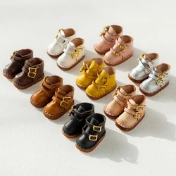Ob22 Ob24 Cowhide Candy Fashion Shoes Cute Blyth Doll High Top Boots for Licca Azones YMY 22 24 Body  Doll Accessories