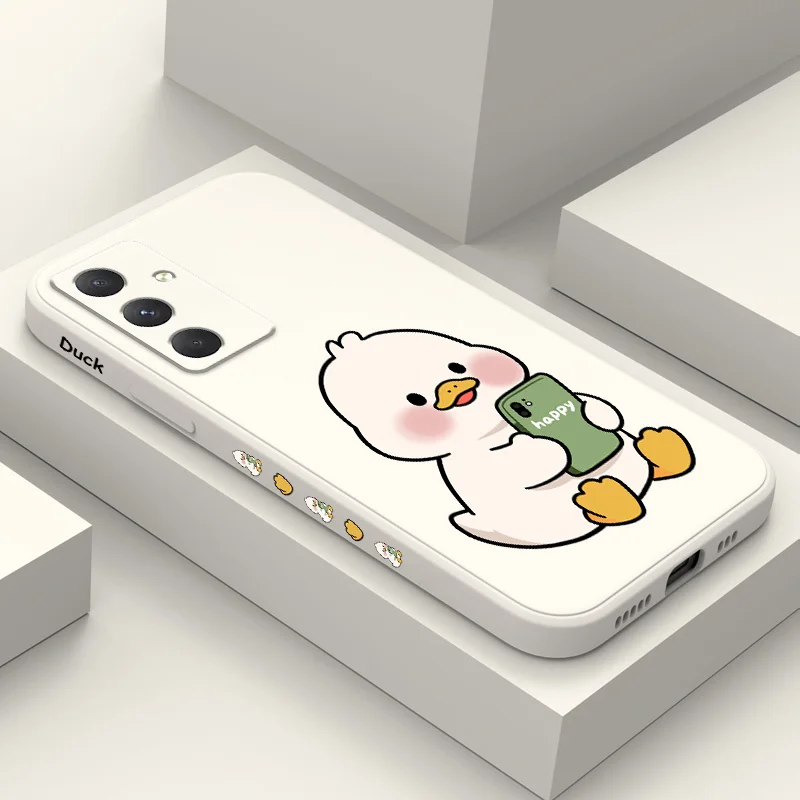 Casing Ponsel Bebek Lucu Untuk Samsung Galaxy A56 A36 A26 A16 A06 A17 A07 A55 A35 A25 A15 A05 A54 A34 A24 A14 A04 4G 5G