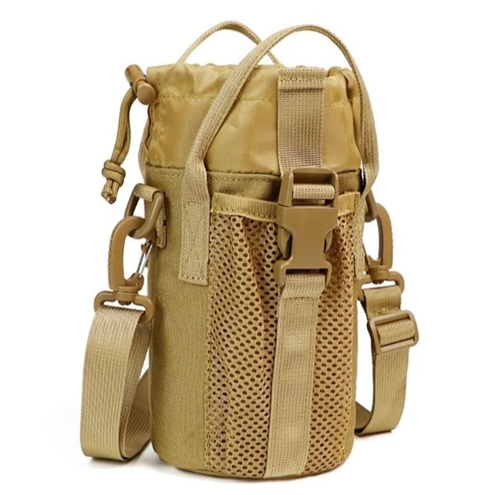 Large Capacity Water Bottle Sling Bag Multi-layer Waterproof Gym Bottle Bag Adjustable Portable Crossbody Sports Bag Outdoor