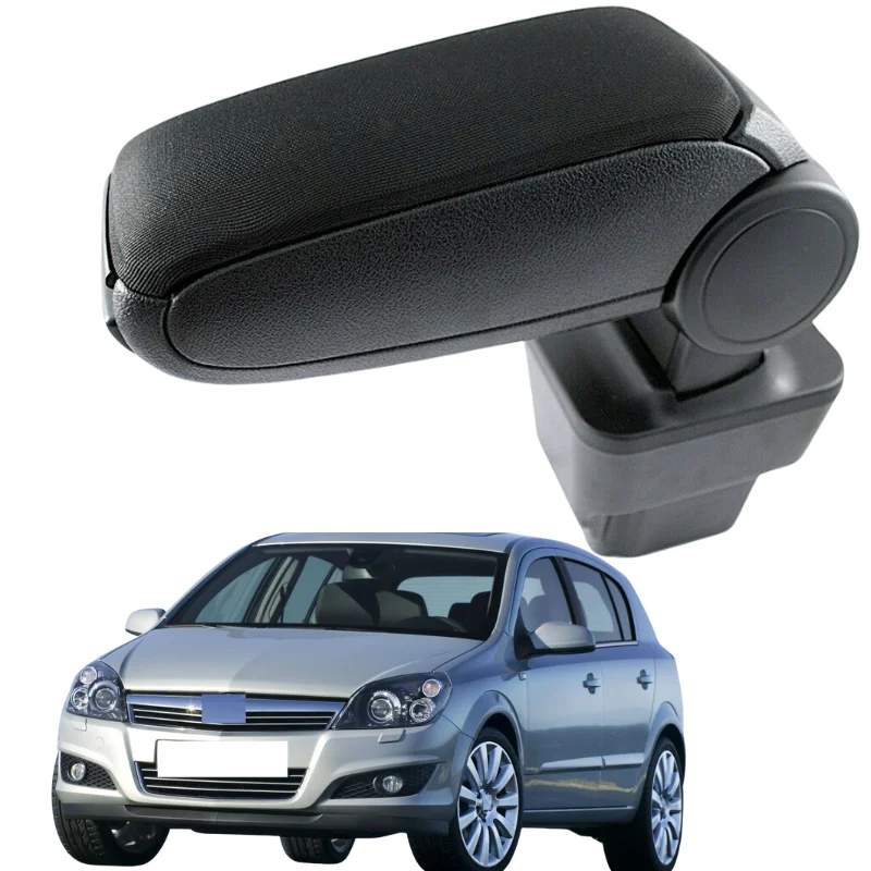 

For Vauxhall Astra H MK5 2004-2010 Centre Console Armrest Storage Box Black Leather or Fabric Car Interior Accessory