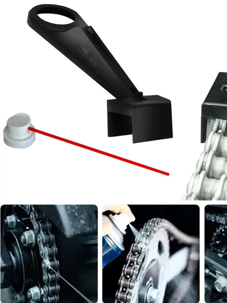 AliExpress Convenient Motorcycle Fast Chain Lube Oiler Tool Ultralight Road Bicycle Chain Cleaner Tool Lubricant Straw Holder Positioner