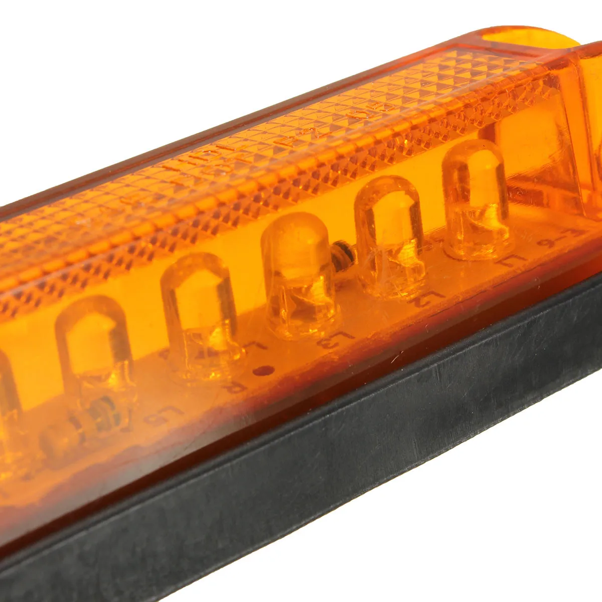 1pcs 6 LED Car External Lights Truck Clearance Side Marker Light Indicator Rear Lamp Signal Trailer Lorry Van 12V