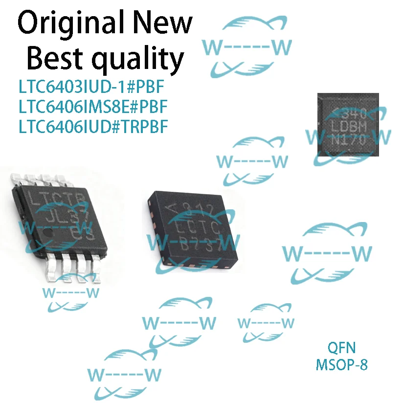 

(2-5 PCS)New LTC6403IUD-1#PBF LTC6406IMS8E#PBF LTC6406IUD#TRPBF LDBM LTCTB LCTC LTC6403IUD-1 LTC6406IMS8E LTC6406IUD IC CHIP