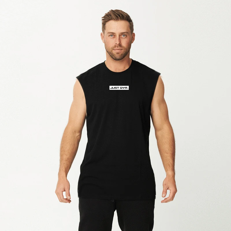 سترات الجري الرجالية الصيفية الشبكية سريعة الجفاف لتمارين العضلات في صالة الألعاب الرياضية قميص رياضي فضفاض مناسب للتنفس للتدريب واللياقة البدنية تانك القمم #1