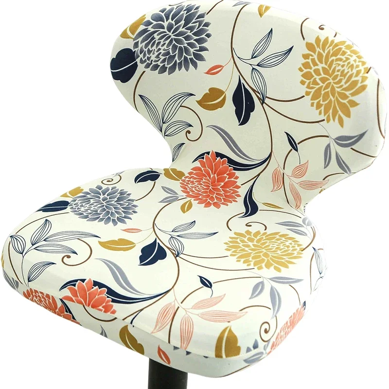 Elastic Bar Chair Cover High Stool Chair Cover Backrest Seat Covers Dustproof Back Seat Restaurant Hotel Dining Chair Cover