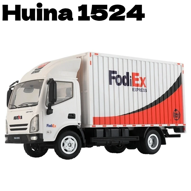 

Радиоуправляемый грузовик Huinna 1:18, 13-канальный, для доставки, миниатюрный, плавающий, игрушечный, модель 1524