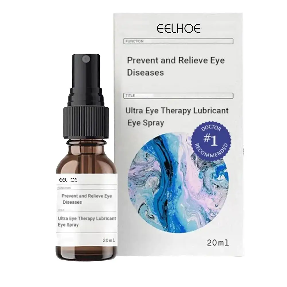 Ultra Eye Therapy Lubricant Eye Spray Prevent and Relieve Eyes Red Relieve Streaks Diseases Eye Remove Eye Dryness Blood Fa B5P9