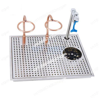 Coffee shop hand-brewed coffee console, commercial milk tea shop cleaner, water purification push cup faucet cup holder