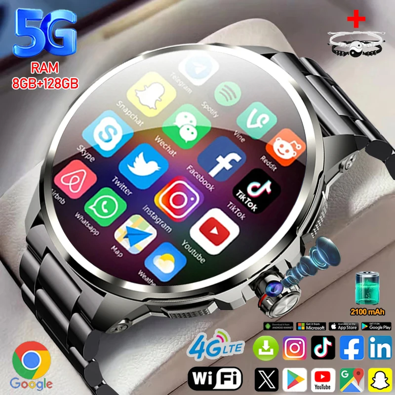 �y�Z�[�����z5G/4G�X�}�[�g�E�H�b�` 1.95�C���` 720*720 AMOLED HD 900W�J���� �N���b�N 8GB+128GB RAM 1990mAh GPS WIFI Google�A�v�� �X�}�[�g�E�H�b�` Android 9.0