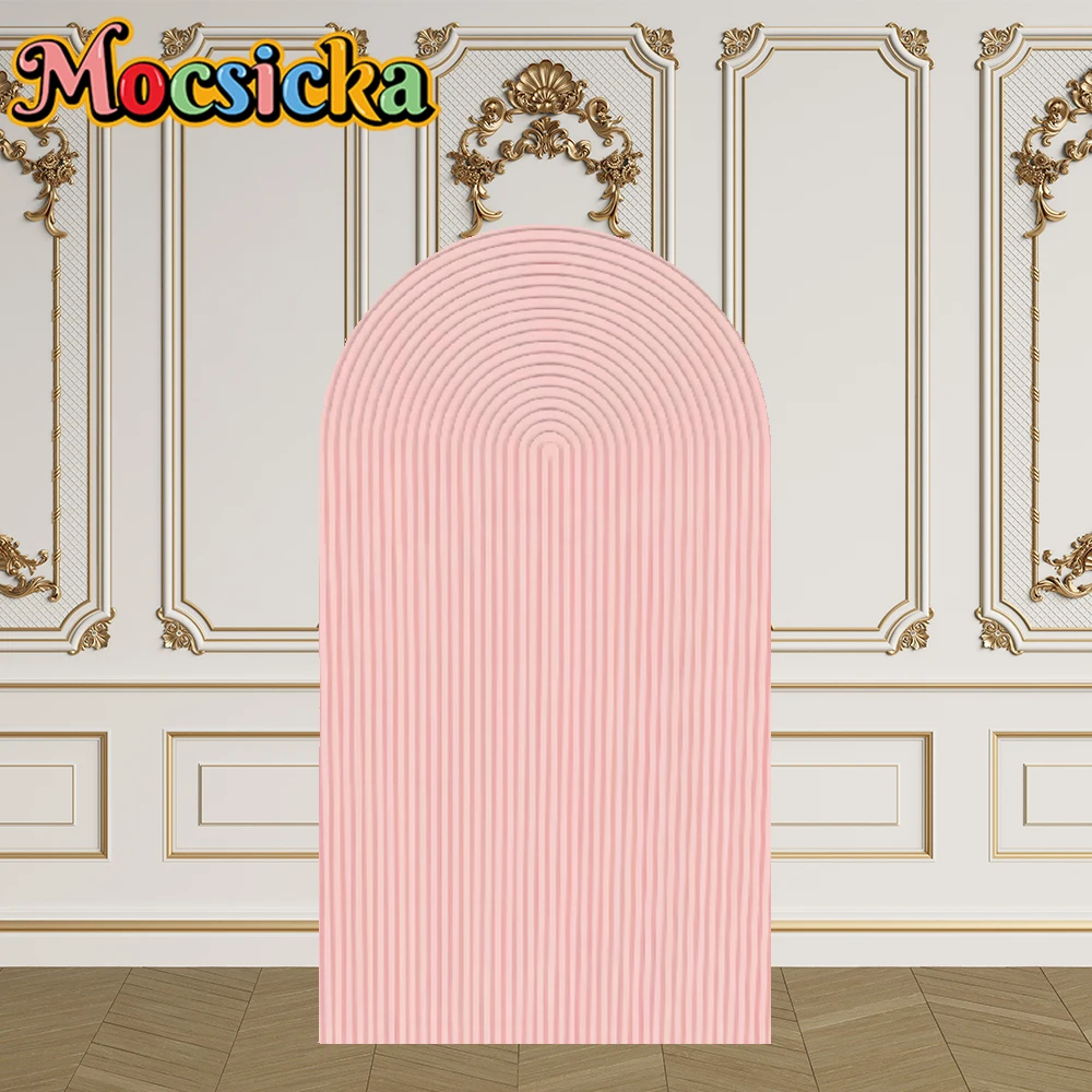 Mocsicka 2-Sided غطاء قوس الفتيات فقط أريد أن تكون واحد الديكور خلفية استحمام الطفل قوس جدار فتاة الأطفال حفلة عيد ميلاد حفلة موسيقية