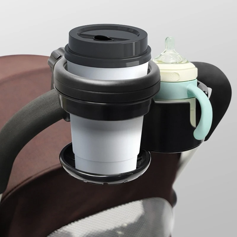 

Rotating Cup Holder, Car Seat Cup Holder, Electric Vehicle Water Bottle Dual Cup Holder, Baby Bottle Holder, Stroller Cup Holder