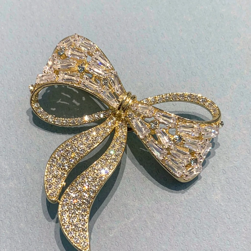 2026 Date Out Accessories Decorative Pins Women's Suit Pins Exquisite Brooches Corsages Themed Brooches Personalized DIY Shoe Accessories Decorative Buckles Simple High-End Shoe Decorations Necktie Accessories Anti-Exposure Device Bow Tie Accessories Anti-Exposure Brooches Badge Brooches Ins