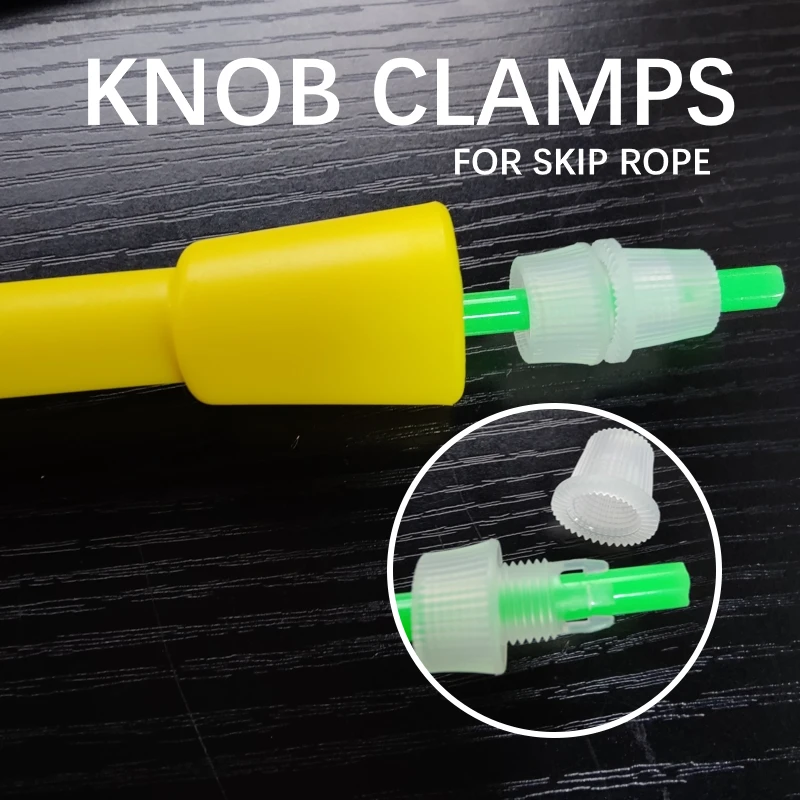 

KNOB style wire cord clamps stoppers for jump rope suit for diameter 4.5mm to 6mm skipping rope accessories spare part componen