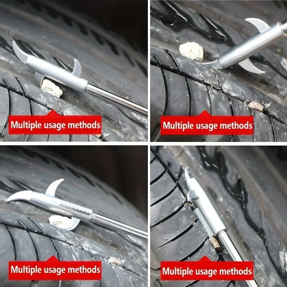 Car Tire Stone Cleaning Tool, Stone Cleaning Hook, Groove Cleaning Hook For Removing Stones, Stone Removal Buckle image 3