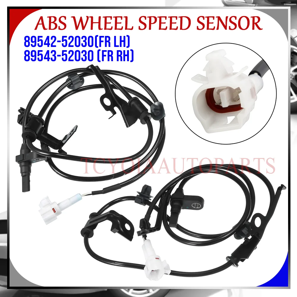 ABS Wheel Speed Sensor Front Left Right 89542-52030 89543-52030 For Toyota Yaris Vios 2005-2007 ALS1388 ALS1769 ALS1765