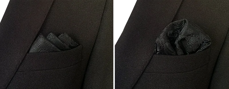 25*25cm Herren Anzüge Einstecktuch Taschentücher für Hochzeit Mode Paisley Dot Taschentücher Herren Brust Handtuch Geschenk – Detail 6