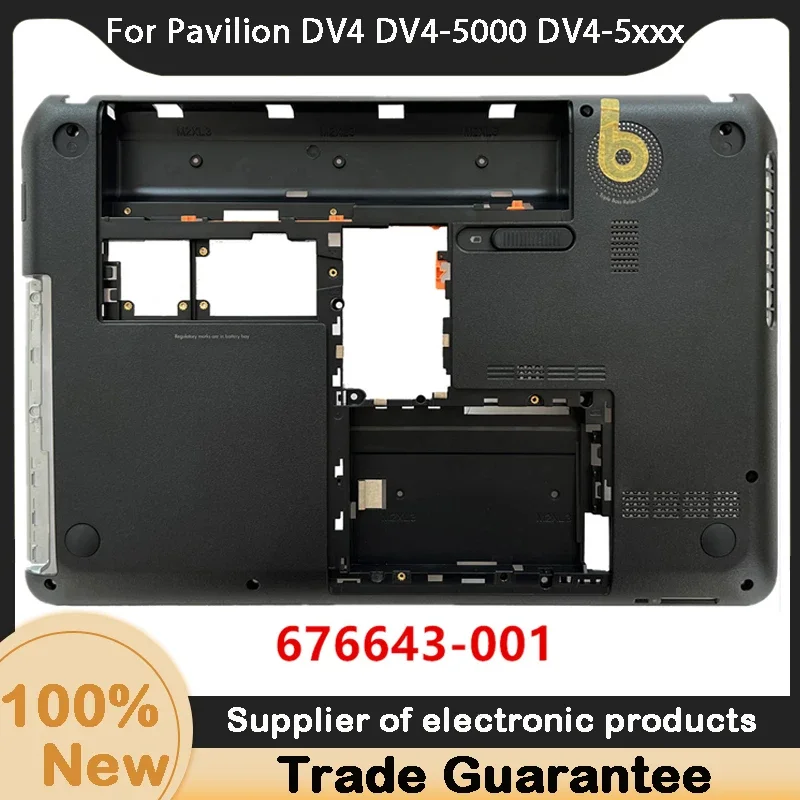 New For HP Pavilion DV4 DV4-5000 DV4-5xxx DV4-5000TX 5102 5021 5112TX 5006 5A01 14.1'' Bottom Case Cover 703248-001 676643-001