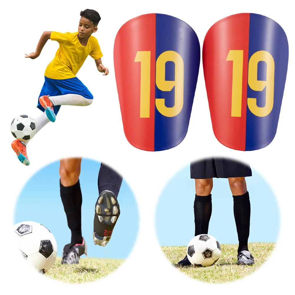 

1 Pair Mini Soccer Shin Guards Shock Absorbing Football Shin Pads Lightweight Soccer Miniature Shin Guards for Kids Youth Adults