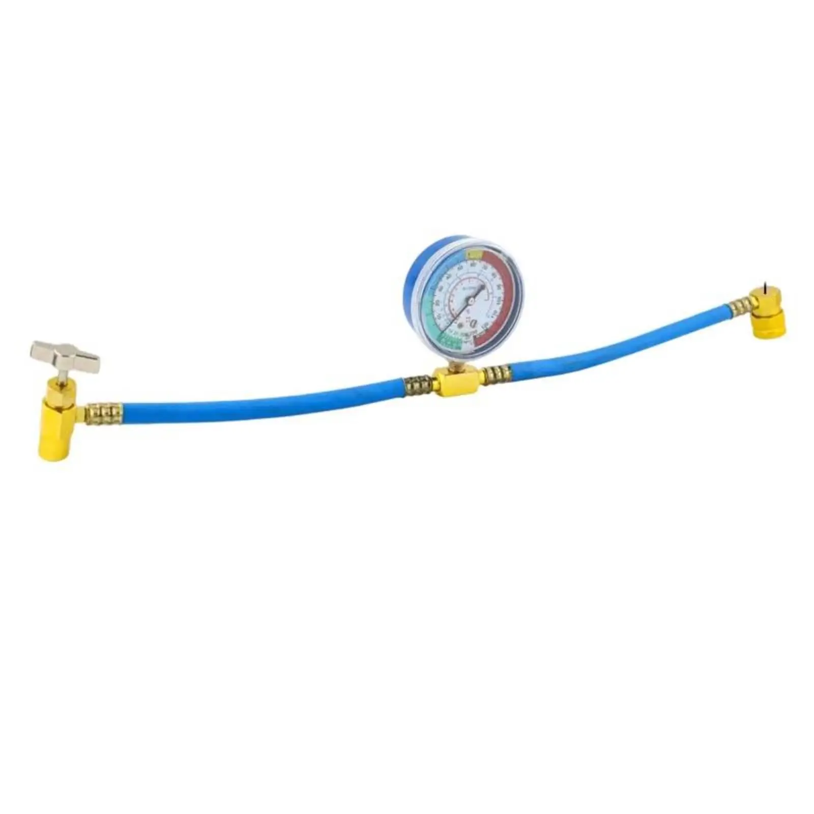 Air Conditioning Recharge Hose with 1/2 Inch Thread for Car AC System Pressure Testing