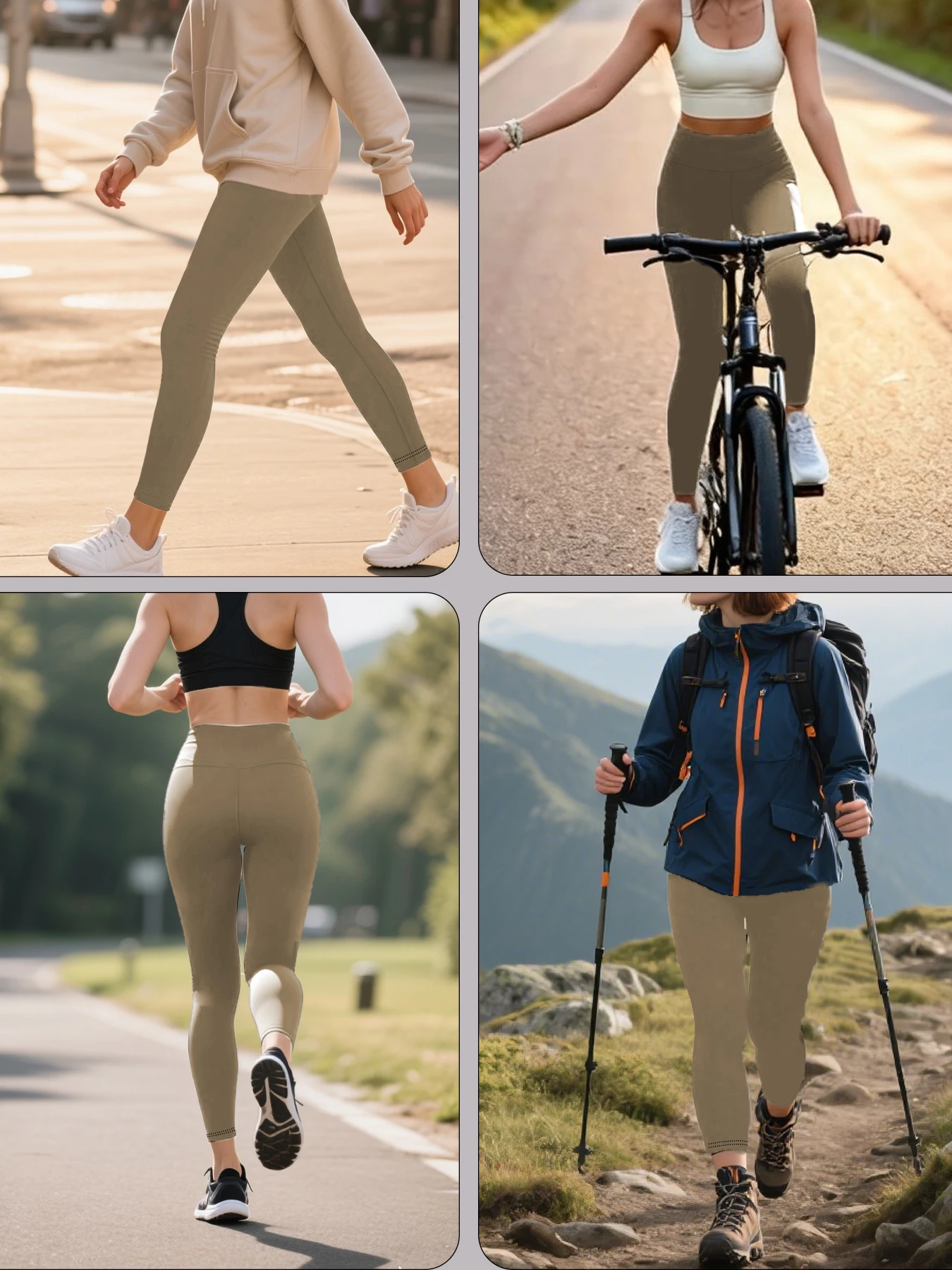 여성용 포켓이 있는 매우 부드러운 스포츠 레깅스, 하이 웨이스트 배 조절 운동 요가 러닝 타이트 팬츠.