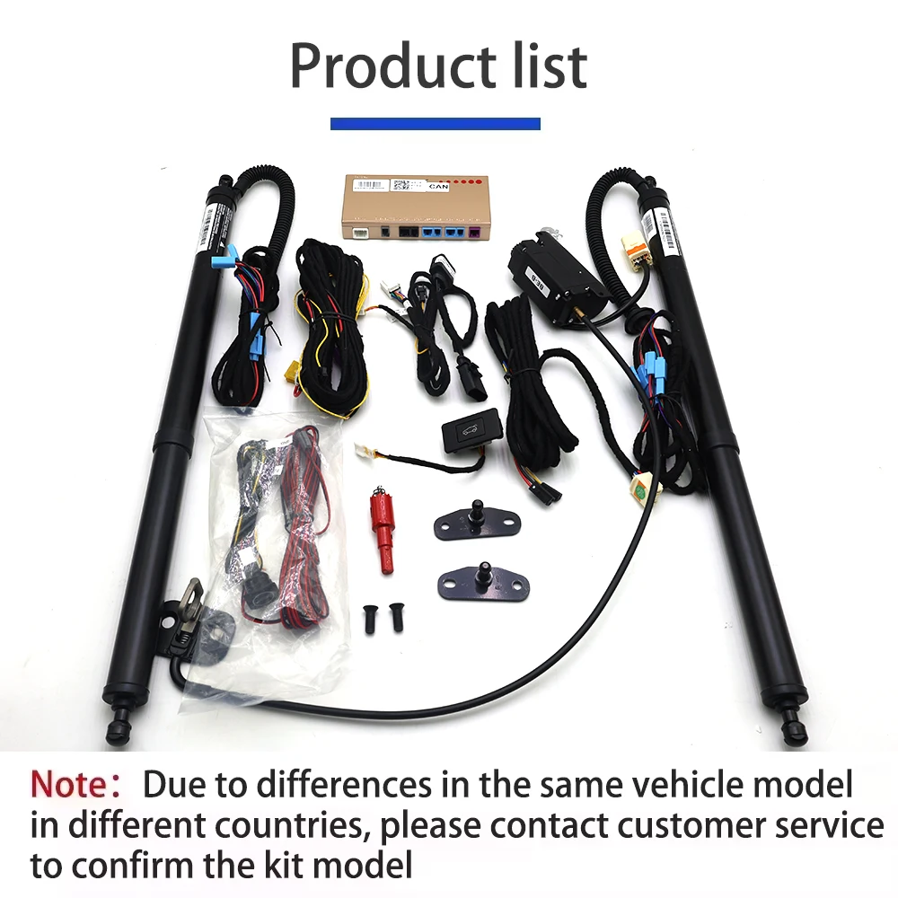 ZhuCamX for Volkswagen VW Touareg 7P 2010–2018 Car OEM Power Liftgate Automatic One-Click Powered Tailgate Strut Plug and play