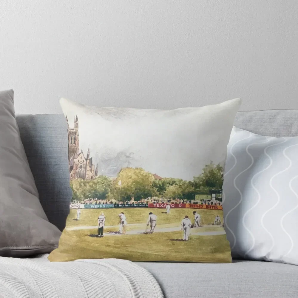 Worcester Cathedral and Cricket Ground Throw Pillow Cushion Child Covers For Sofas pillow