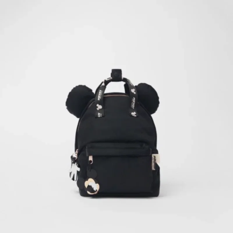 Disney-mochila ligera de gran capacidad para niño y niña, bolso de Mickey Mouse para estudiantes, dibujos animados, novedad