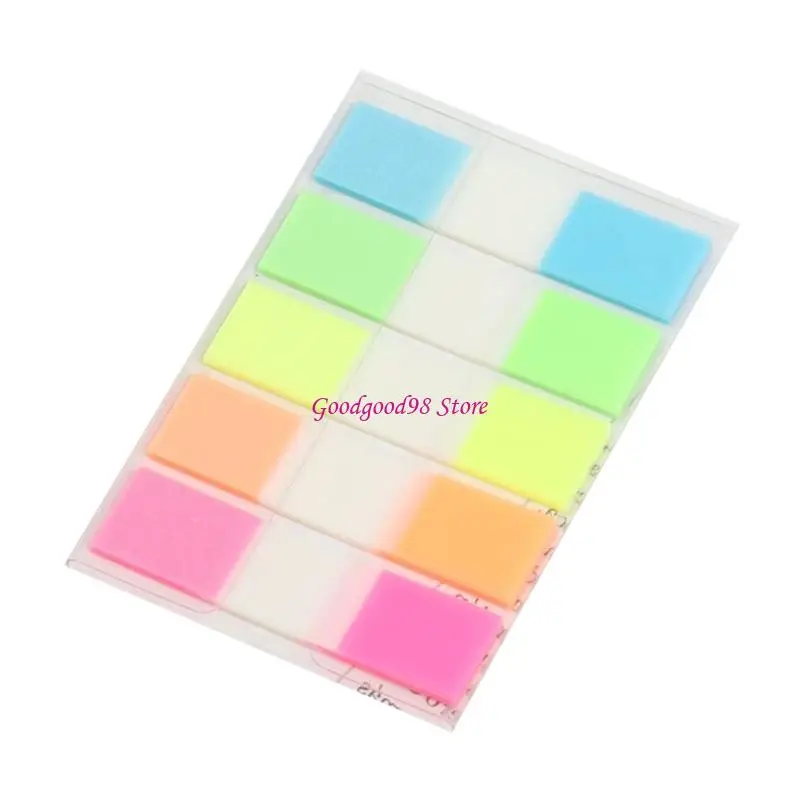 Picture 3: Colored Label 100/120Pieces 45x12MM Writable PET Label Adhesive Notes Page Marker for School Office Supplies 