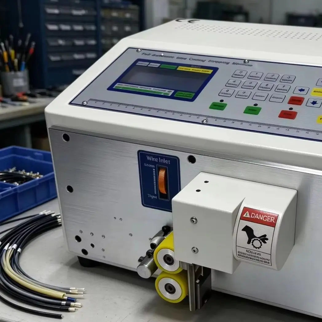 Fully automatic pipe cutter for 10mm PVC, computer-controlled, high-precision programmable wire processing gear