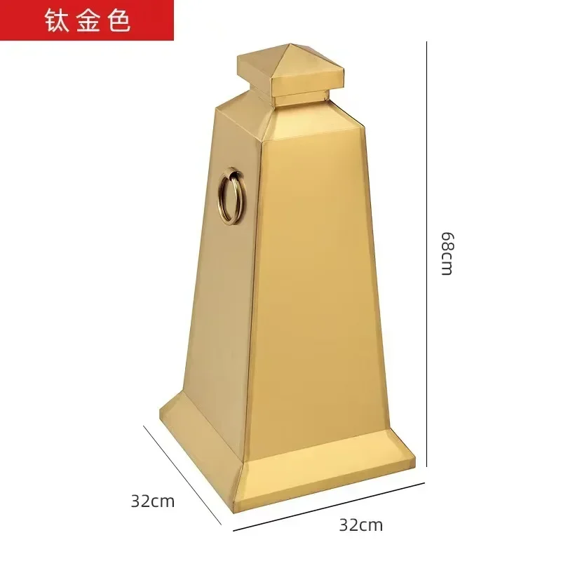 Stainless steel road cone reinforced reflective metal barrier customization