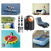 20PSI SUP Boat Inflatable Pump Digital Display Electric Air Pump Stand Up Paddle Board Pump for Inflatables Kayaks Boats