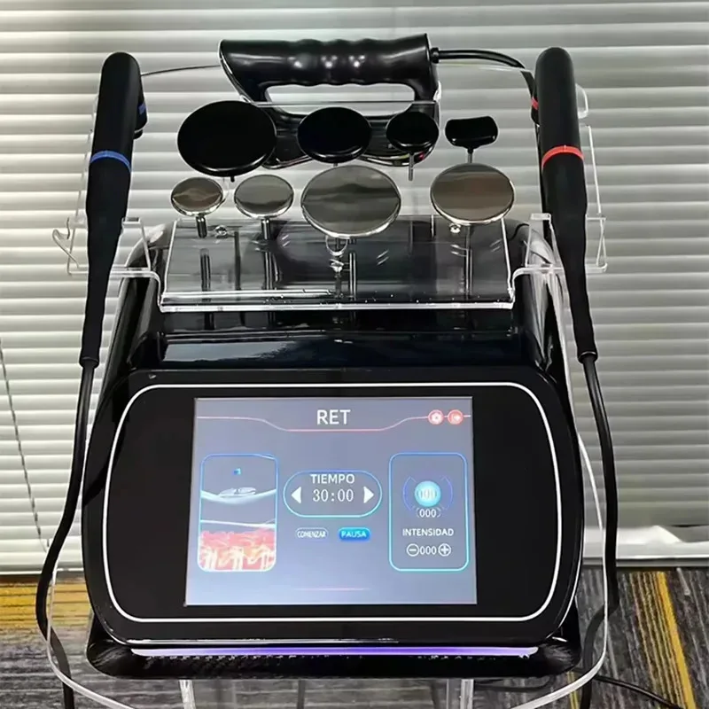 

2026 3 in 1 448KHZ RF Tecar Therapy RET CET Diathermy Body Sliming Machine Pain Relief Skin Tightening INDIBA Deep Care