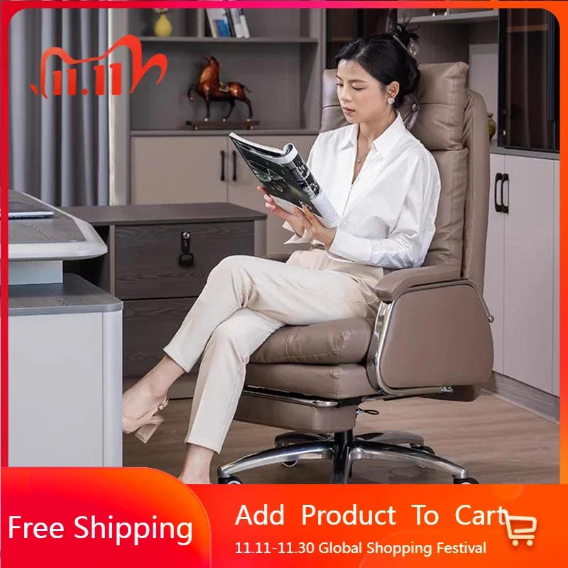

Ergonomic Throne Office Chair Swivel Study Lazy Lounge Modern Office Chair Nordic Comfortable Silla Oficina Trendy Furniture