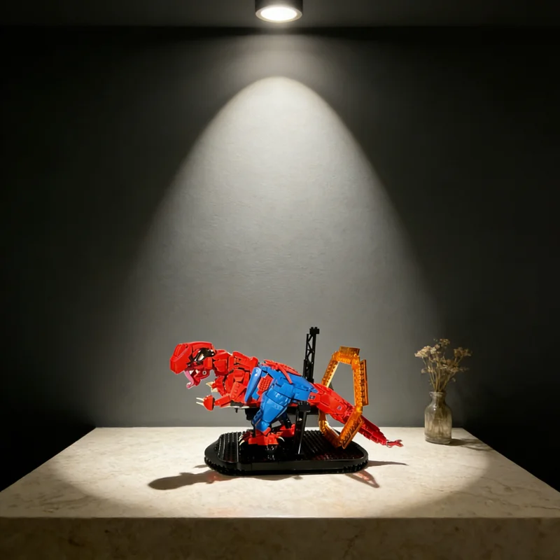 

713pcs MOC Spider Rex Super Heroes Marvelled Spider Manned Model Building Blocks Construction Toys Christmas Gifts Brick Kids