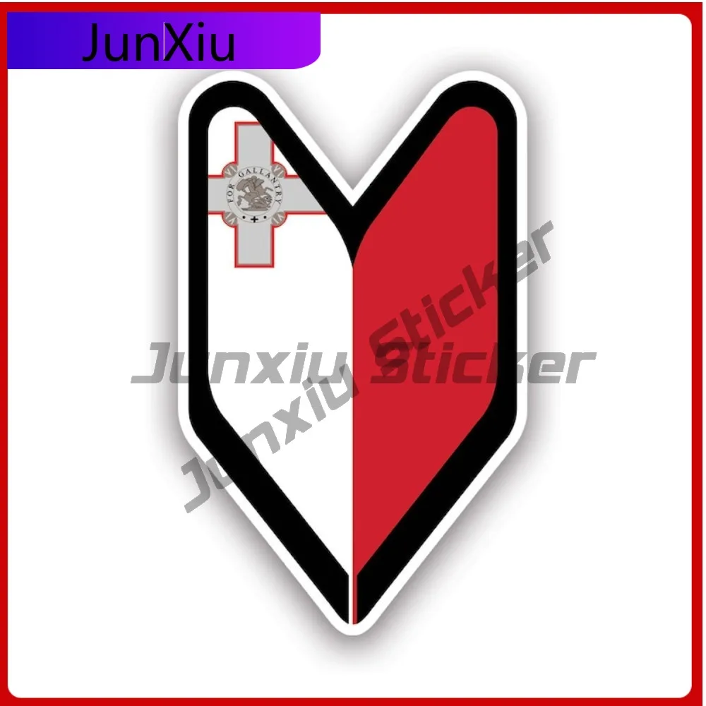 

Maltese Driver Badge Stickerwaterproof Outdoor Decalswakaba Cute Bumper Waterproof Vinyl Decal For Outdoor Safety Unique Decor