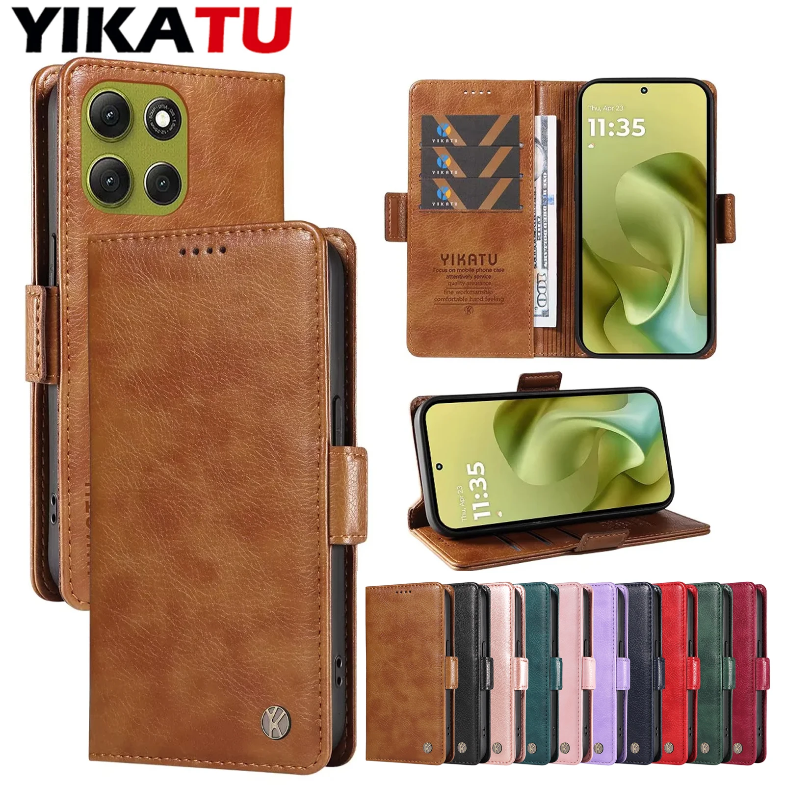 

Wallet Case For Motorola MOTO G45 G35 G34 G32 G24 G15 G14 G06 G56 G55 G54 G53 G05 G04S G04 G100 025 G57 G67 Power G86 G85 G84
