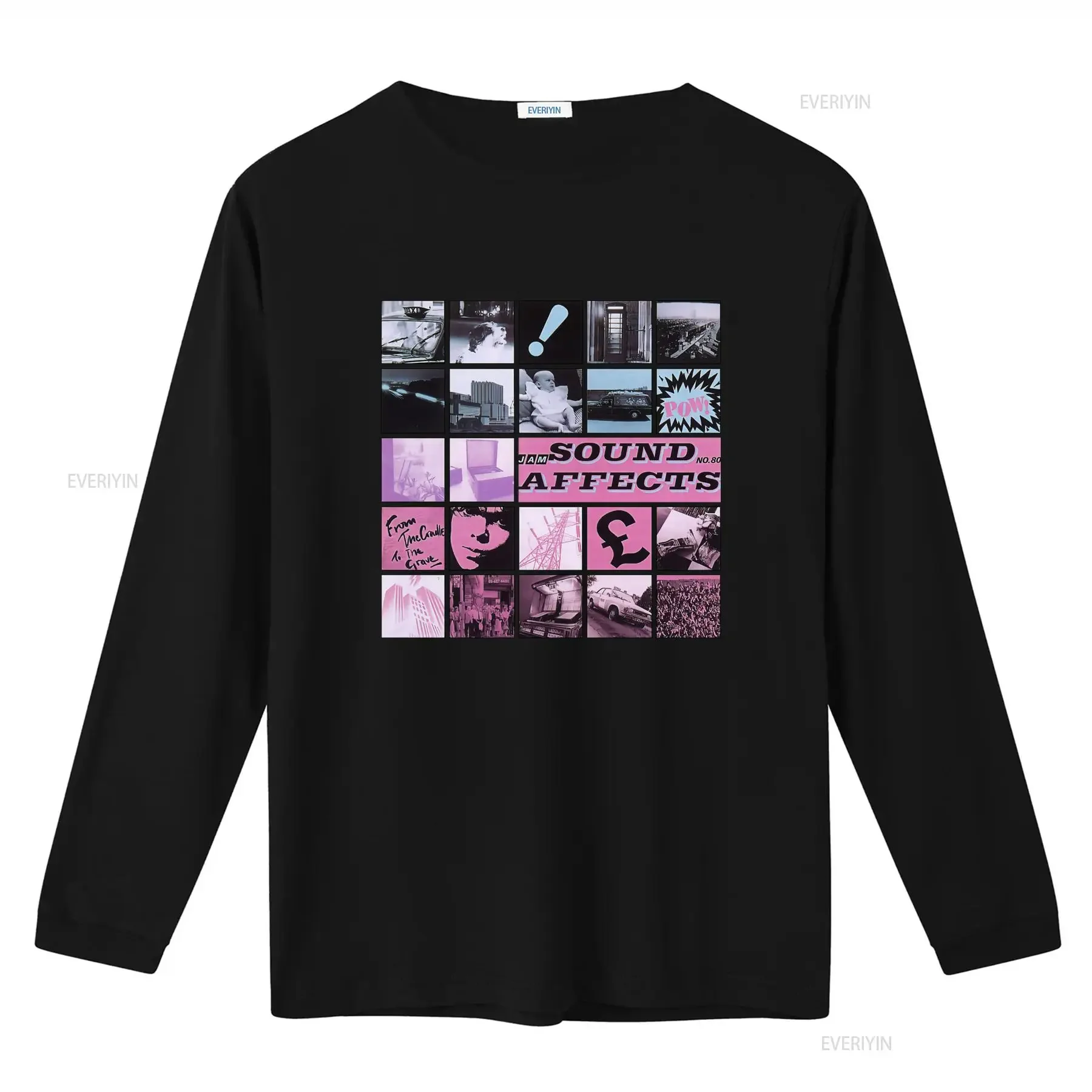 the Jam Sound Affects Music T Shirt Paul Weller Retro Pop Art Design  vintage Washed Stretched designer clothes graphic Unisex