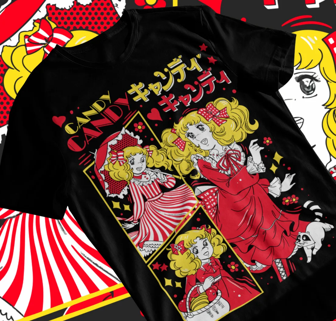 

Candy Candy T-shirt,shojo,riyoko ikedarose of versailles,kawaii anime,All Sizes